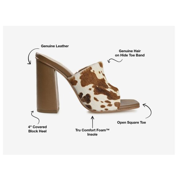 NWOB‎ - Journee Collection Signature Cow Hair Pumps NEW 11 Cowhair - Picture 2 of 13
